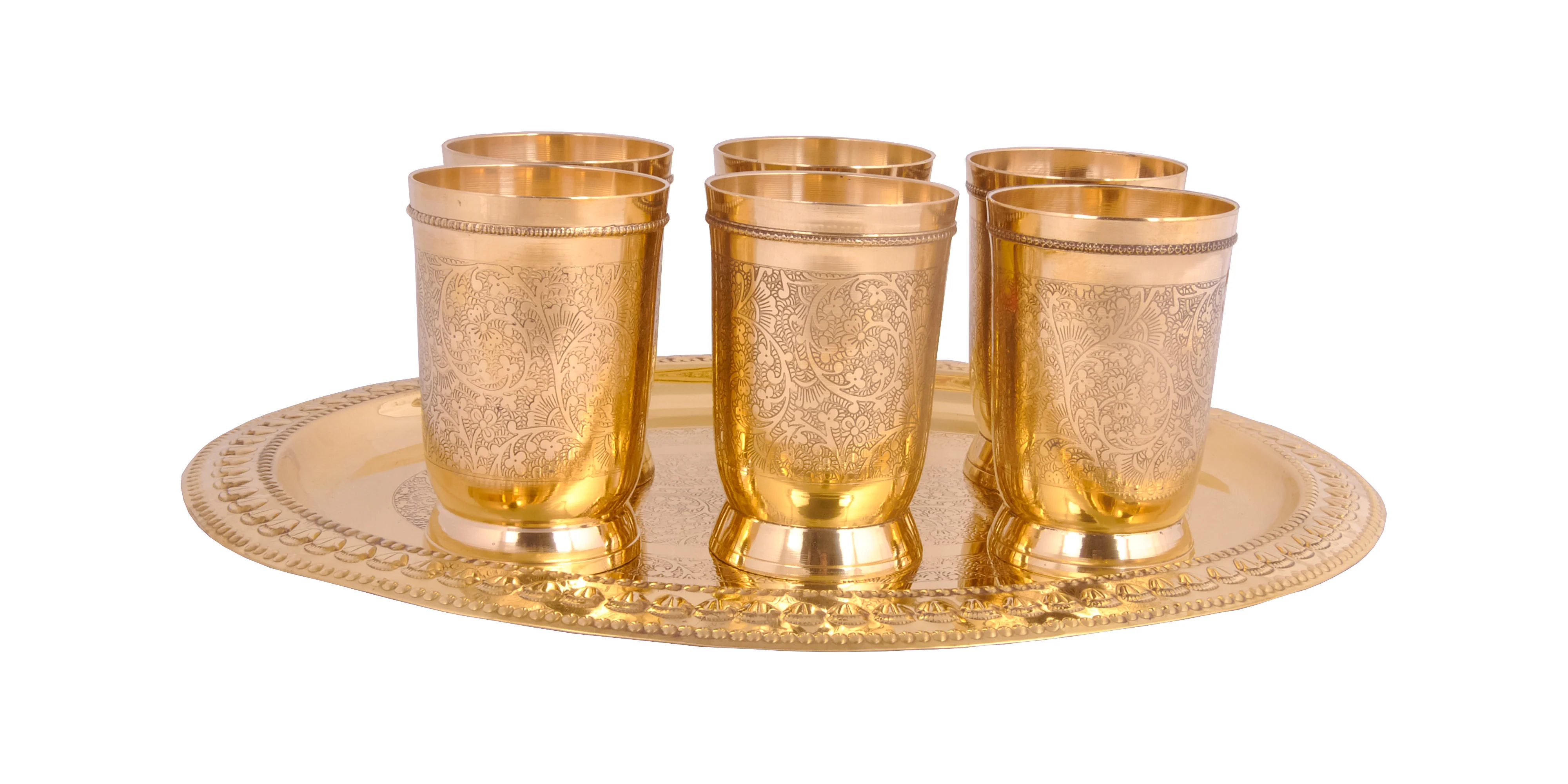 Multiple Brass Glass