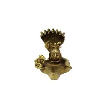 Golden Shiva Brass Statue 