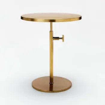 Round Brass Table