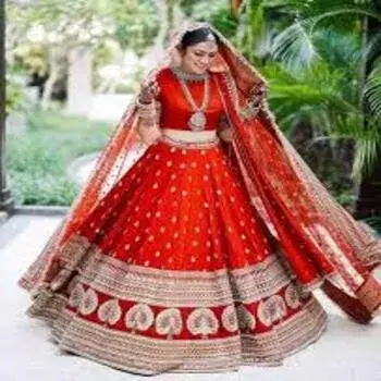 Silk Bridal Lehenga Choli