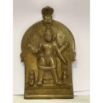 Golden Shiva Bronze Sculpture 