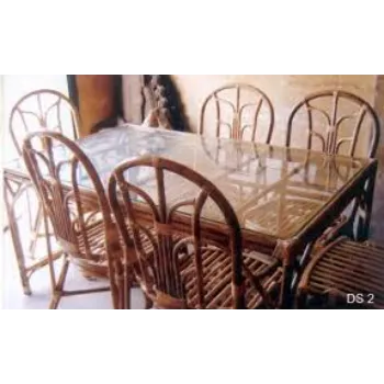 Polished  Cane Wooden Chair