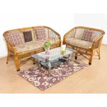  Cane Sofa Set