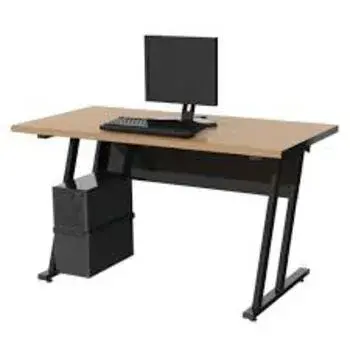 Computer Workstation Brown