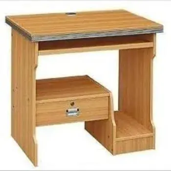 Computer Workstation Light Brown 