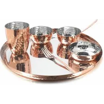 Fine Finishing Copper Dinner Set
