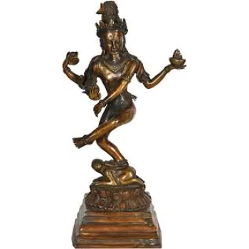 Natraj Copper Statue 