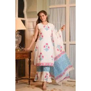 Block Printed Cotton Suit