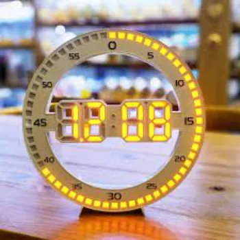 Archaic Digital Wall Clock 