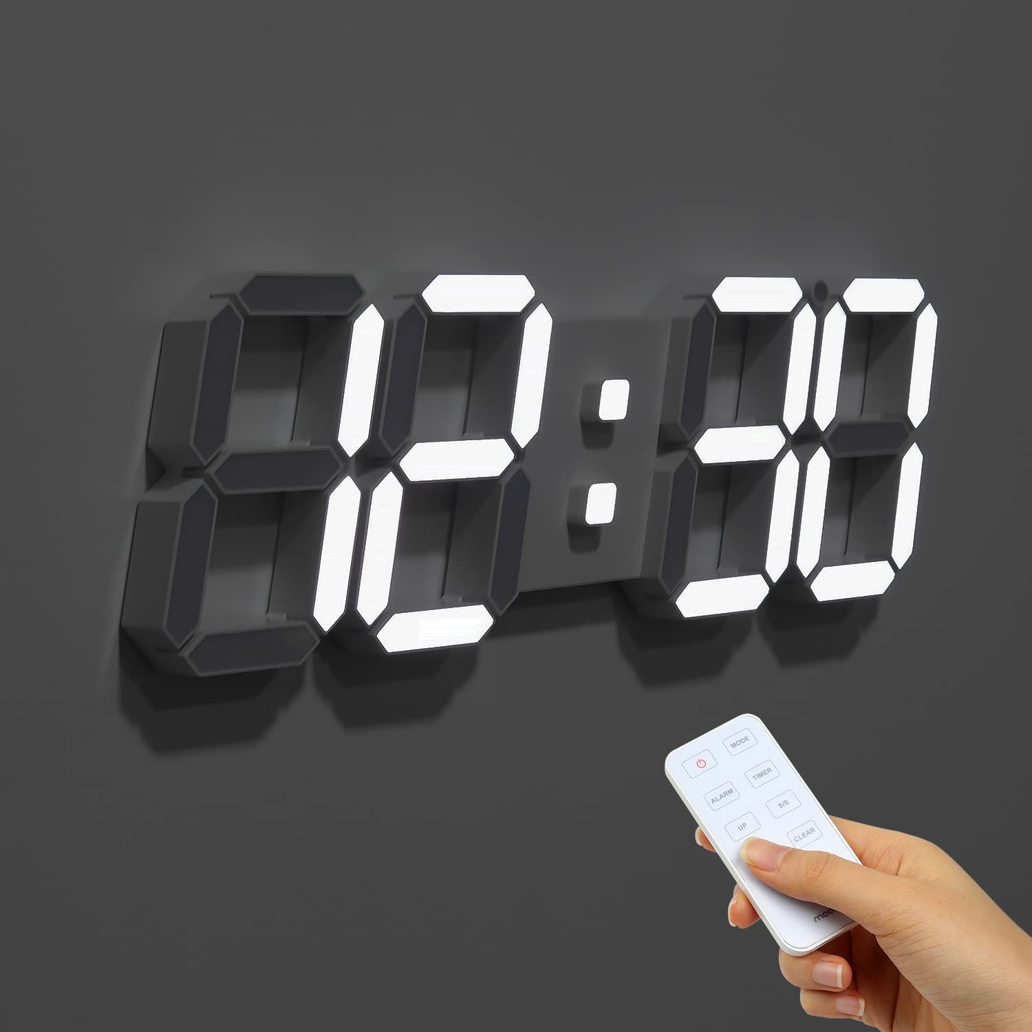 Modern Digital Wall Clock