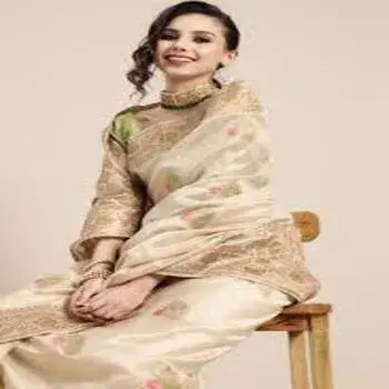 Ethnic Saree, Pattern : Printed