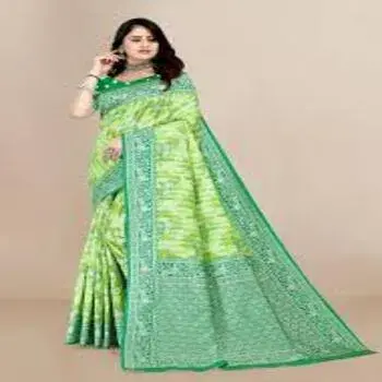 NEW DESIGNER MULTI COLORED ART SILK WOVEN DESIGN BANARASI HANDLOOM SAREE