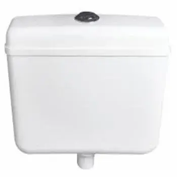  White Dual Flush Tank, PVC