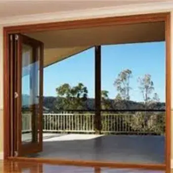 Brown Folding Window 