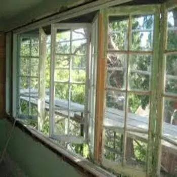 Silver Aluminium Folding Window