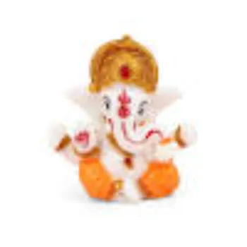 White Ganesh Statue 
