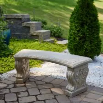 Polished  Garden Bench
