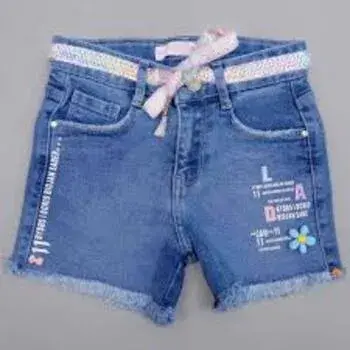 Denim Girls Shorts