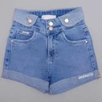 Cotton Denim Girls Shorts