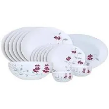 Printed Glass Dinner Set