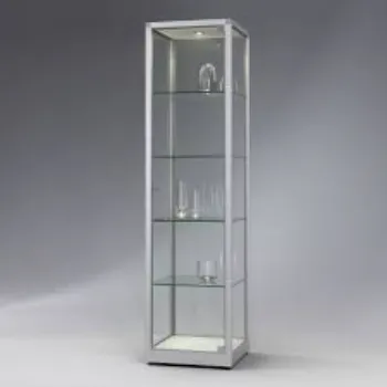Stainless steel Glass Showcase