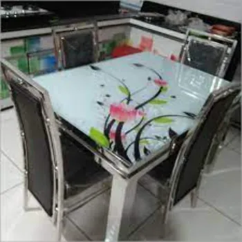 plain  Glass Top Table