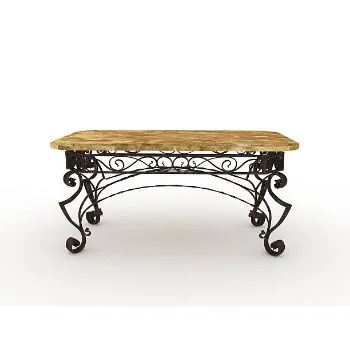 Modern Iron Coffee Table