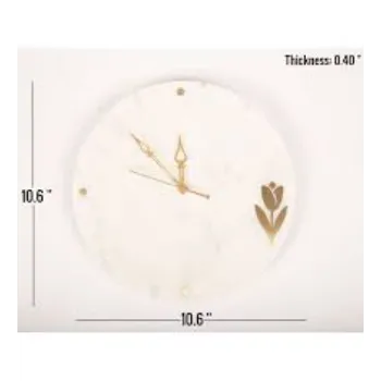 Archaic Marble Clock 