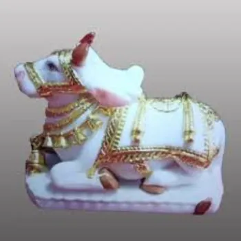 Marble Cow statue 