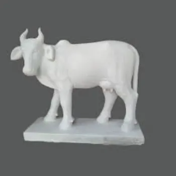 Marble Cow Statue