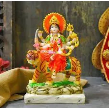 Marble Durga Statue 