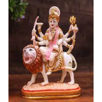 Marble Durga Statue 