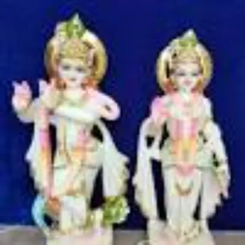 Marble Krishna Statue 