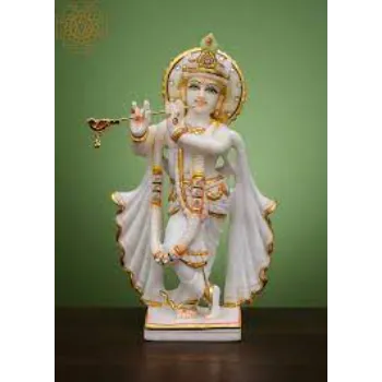 Marble Krishna Statue 