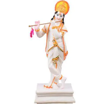 Marble Krishna Statue 