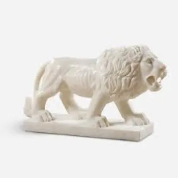 Marble Lion Statue