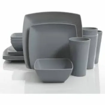 Sunshine Black Melamine Tableware