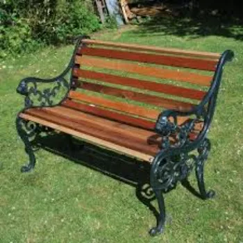 Polished  Metal Bench