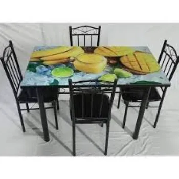 Furnished Metal Dining Chair
