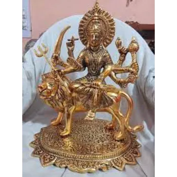 Durga Metal God Statue 