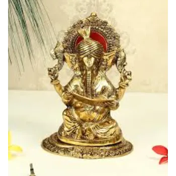 Ganesh Metal God Statue