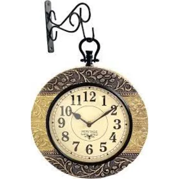 Ancient Metal Wall Clock 