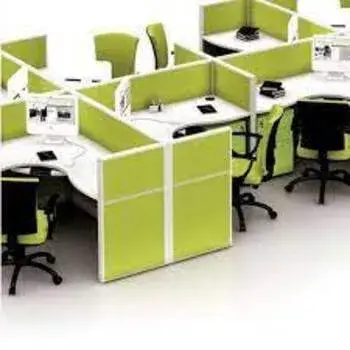 Green Modular Office Workstation
