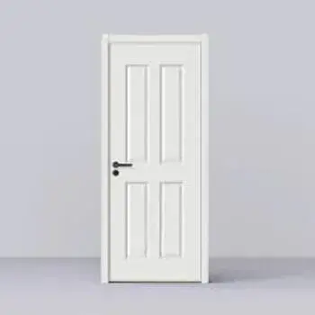 White  Swing PVC Moulded Door, For Bathroom, Size/Dimension: 8* 4 Feet