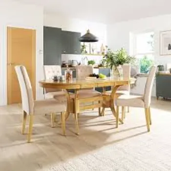 Blue Boy  Oval Dining Table