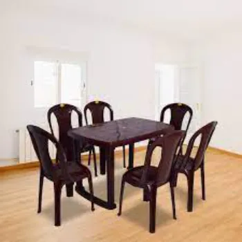 Furnished Plastic Dining Table