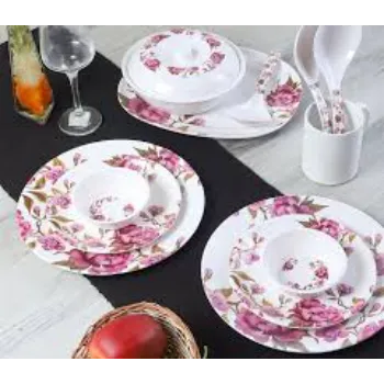 Sunshine Printed Plastic Dinner Set