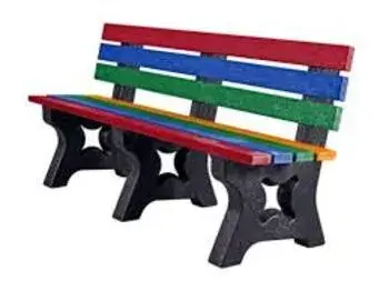 Kids Plastic Bench Multi Color 