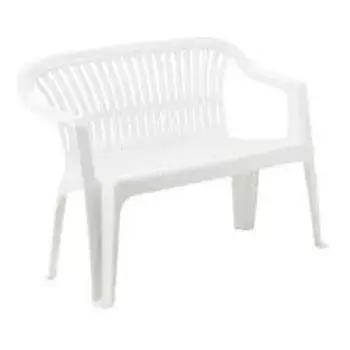 White Plastic Bench 