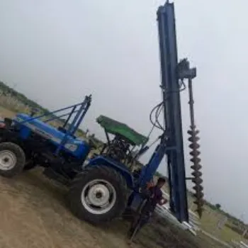 Agriculture Best Quality   Pole Erection Machine